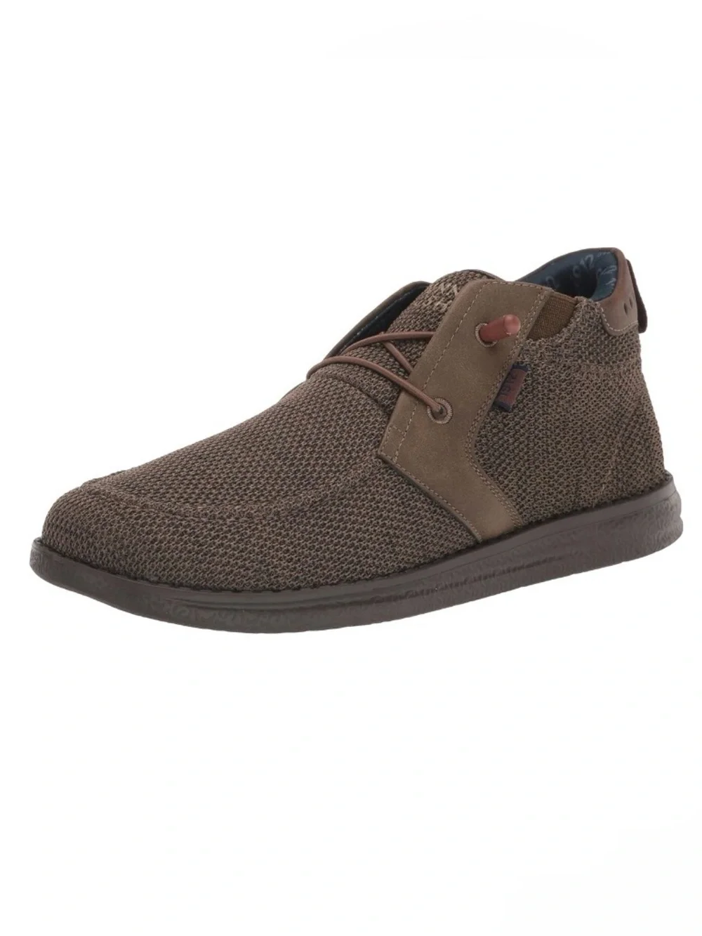 Nunn Bush Mens Brewski Knit 2.0 Moccasin Toe Chukka Athletic Inspired Boot Ankle
